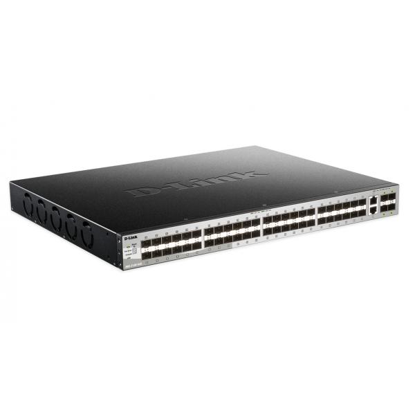 D-Link DGS-3130-54S Gestito L3 10G Ethernet (100/1000/10000) Nero, Grigio