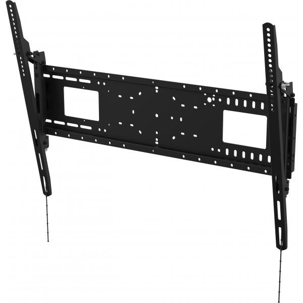 Vision VFM-W8X6T Supporto per display espositivi 2,29 m [90] Nero (VISION Heavy Duty Tilting Display Wall Mount - fits display 47 - 90 with VESA sizes up to 800 x 600 - 12 degree tilting - suits interactive flat panels or LED TVs - arms latch securely - cold-rolled steel - media player fixing - SWL 130kg/287lb - black)