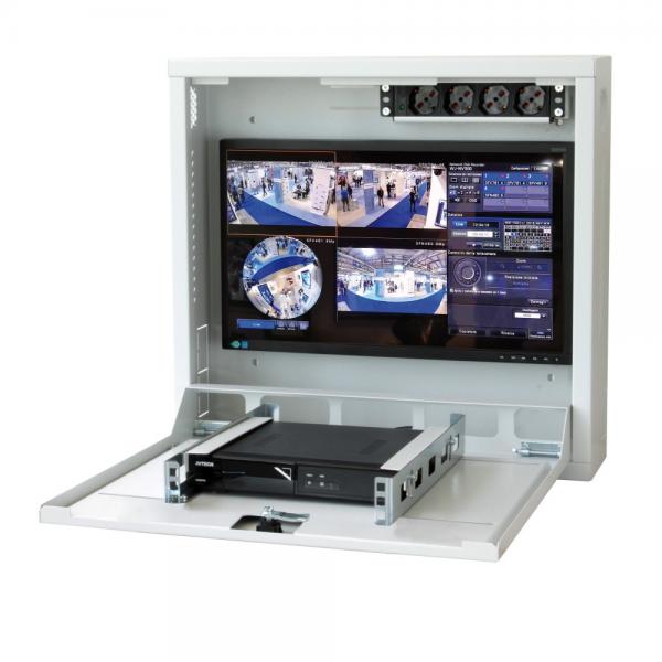 Techly Professional Box di sicurezza per DVR sistemi di videosorveglianza Bianco con Anti-...