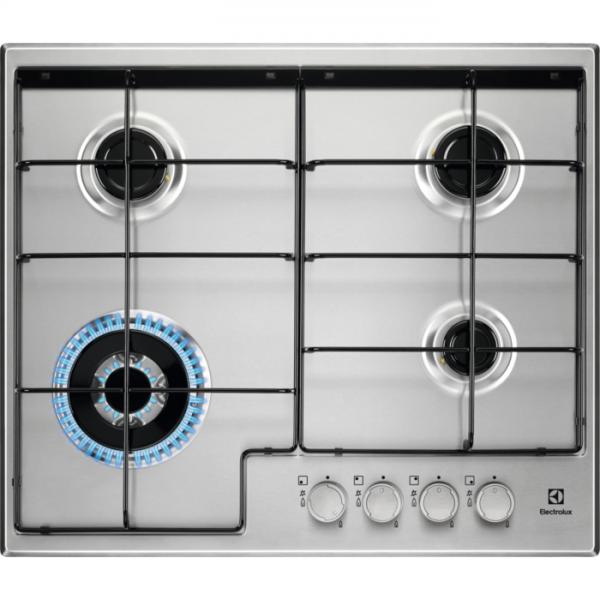 ELECTROLUX P.COTTURA 60CM EGS6434X 4FUO T/COR 59,5X6X51 FOR.56X48 INOX