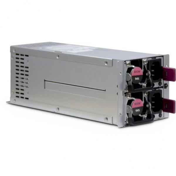 Inter-Tech ASPOWER R2A-DV0800-N alimentatore per computer 800 W 2U Argento