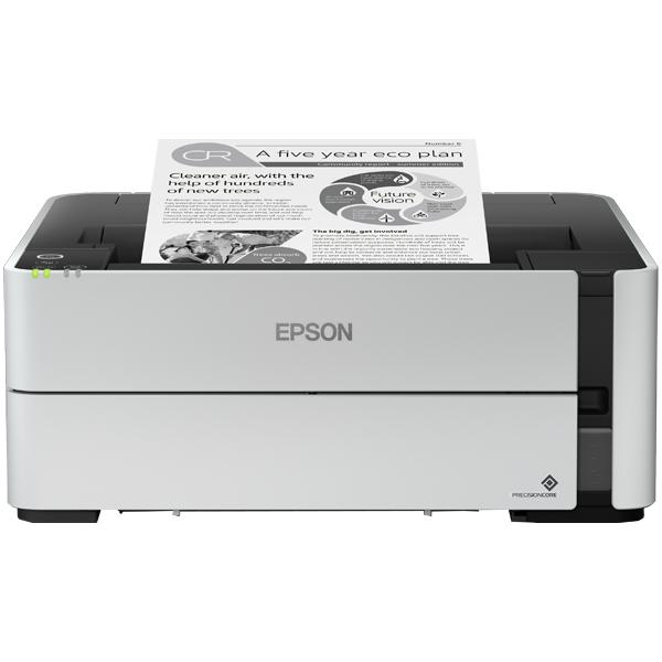 Epson EPSON ECOTANK ET-M1180 STAMPANTE INK-JET B/N A4 39ppm 1200x2400 DPI WI-FI ITALIA NERO/BIANCO