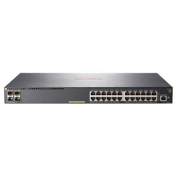 Aruba 2540 24G PoE+ 4SFP+ Gestito L2 Gigabit Ethernet [10/100/1000] Supporto Power over Ethernet [PoE] 1U Grigio (HPE ARUBA SWITCH 2540 24G PoE+,4SFP+)