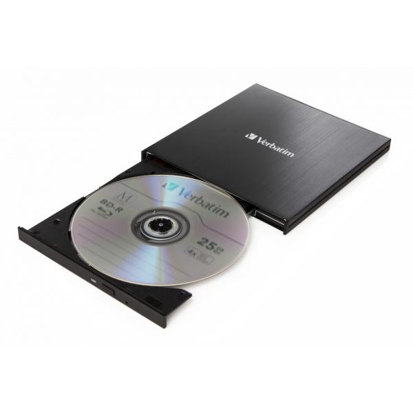Verbatim 43889 lettore di disco ottico Nero Blu-Ray RW