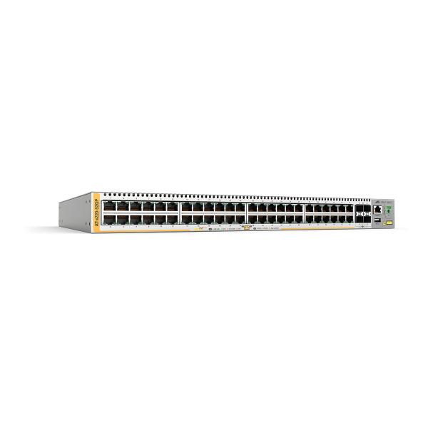 Allied Telesis AT-x220-52GP-50 Gestito L3 Gigabit Ethernet (10/100/1000) Grigio 1U Supporto Power over Ethernet (PoE)