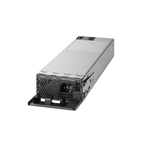 Cisco Config 1 - Alimentatore - hot-plug / ridondante (modulo plug-in) - 80 PLUS Platinum - 100-240 V c.a. V - 350 Watt - per Catalyst 9300 (350 Watt), 9300L (350 Watt)