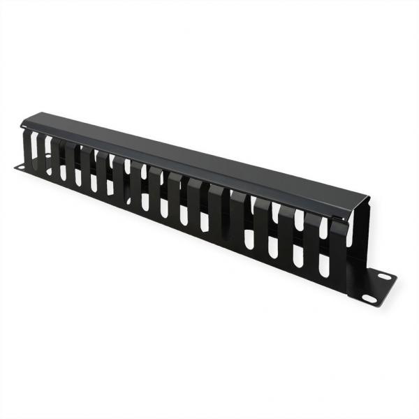 VALUE PIASTRA GESTIONE CAVI, 40X80MM, NERO