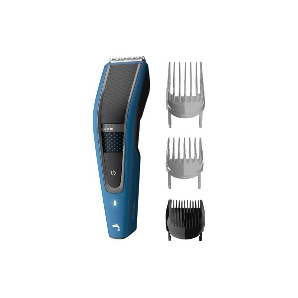 PHILIPS Hair & Beard Trimmer Series 5000 HC5612/15, 3 pettini (2 capelli + 1 barba), tecnologia DualCut