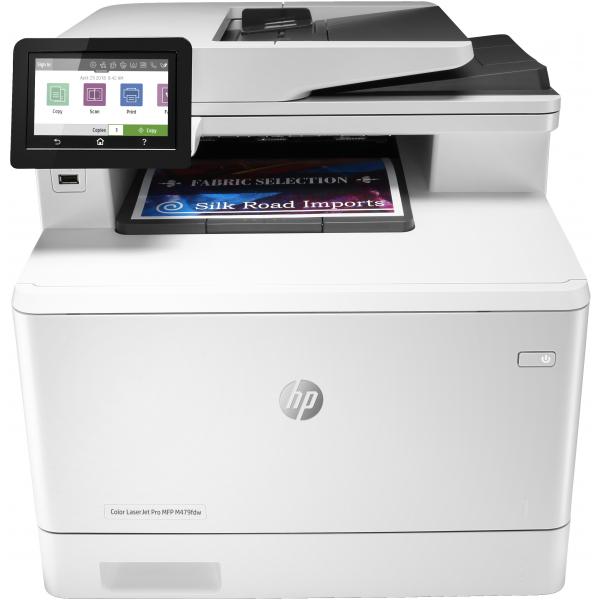 HP Color LaserJet Pro Stampante multifunzione M479fdw, Colore, Stampante per Stampa, copia, scansione, fax, e-mail, scansione verso e-mail/PDF; stampa fronte/retro; ADF da 50 fogli integri (Color LaserJet Pro MFP M479fdw - Warranty: 12M)