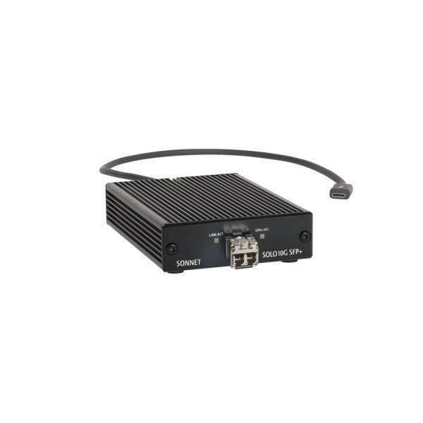 Sonnet Solo10G SFP+ Fibra 10000 Mbit/s (Solo 10G Thunderbolt 3 to - SFP+ 10 Gigabit Ethernet - Adapter [SFP+ [SR] included] - Warranty: 12M)