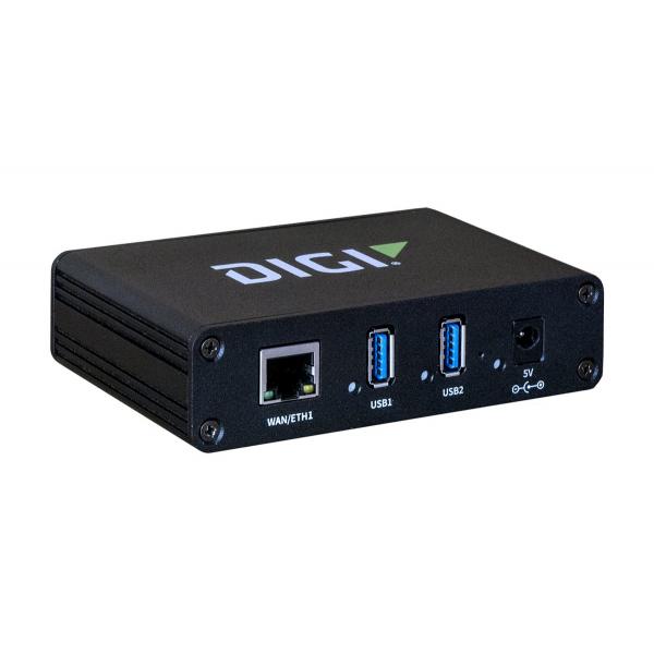 Digi AW02-G300 hub di interfaccia USB 3.0 (3.1 Gen 1) Type-A 1000 Mbit/s Nero