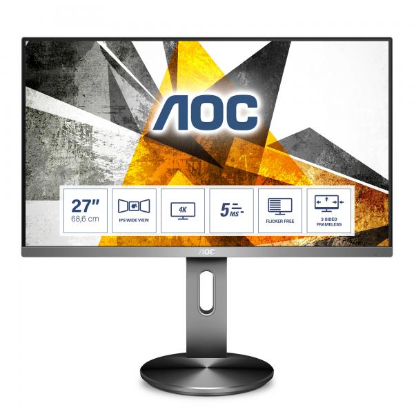 AOC Gaming U2790PQU monitor piatto per PC 68,6 cm (27") 3840 x 2160 Pixel 4K Ultra HD LED...