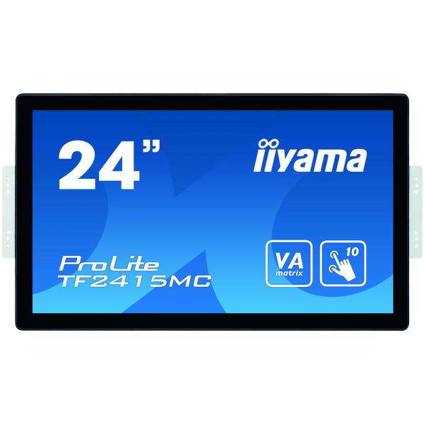 iiyama ProLite TF2415MC-B2 monitor touch screen 60,5 cm (23.8") 1920 x 1080 Pixel Multi-touch Multi utente Nero