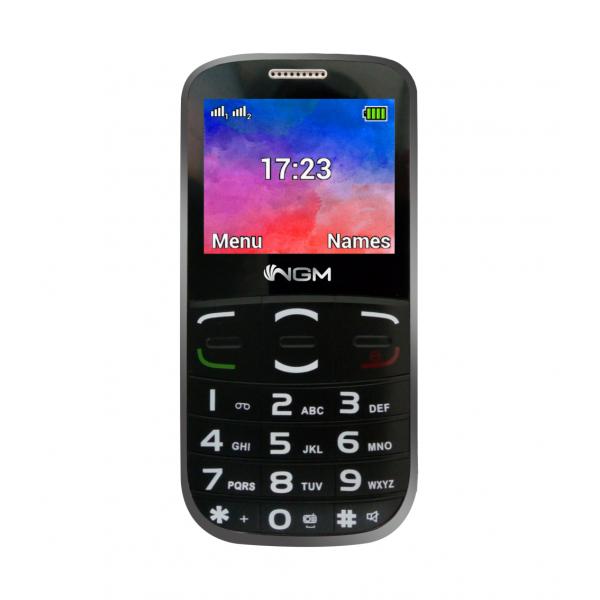 -mobile Facile Ego 2.4"" Black Senior Phone