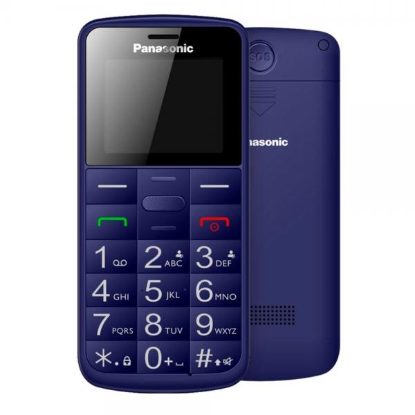 Cellulare Panasonic 1.77" Easy Phone Dual Sim Blue Italia KX-Tu110exc