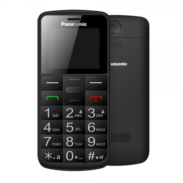 Cellulare Panasonic 1.77" Easy Phone Dual Sim Black Italia KX-Tu110exb