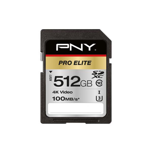 PNY PRO Elite memoria flash 512 GB SDXC Classe 10 UHS-I