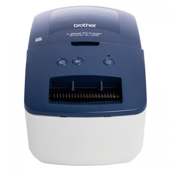 BROTHER QL-600 Stampante professionale per etichette blu - Ideale per piccole imprese e lavori domestici