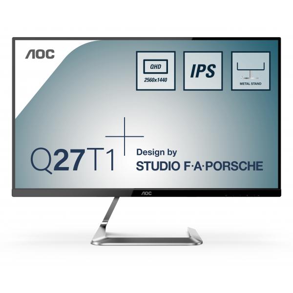 AOC Style-line Q27T1 monitor piatto per PC 68,6 cm (27") 2560 x 1440 Pixel Quad HD LED Arg...