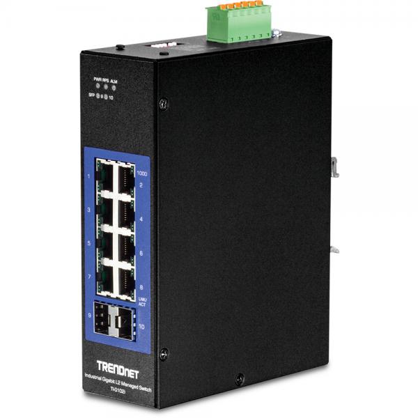 Trendnet TI-G102i Gestito L2 Gigabit Ethernet (10/100/1000) Nero