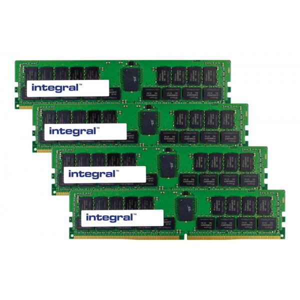 Integral 128GB [4X32GB] Server RAM Module DDR4 2400MHZ REGISTERED ECC DUAL RANK X4 DIMM KIT OF 4 EQV. TO 7117243 FOR FUJITSU memoria Data Integrity Check [verifica integritÃ  dati] (128GB [4x32GB] SERVER RAM MODULE kit DDR4 2400MHZ PC4-19200 REGISTERED ECC RANK2 1.2V 2GX4 CL17 INTEGRAL)