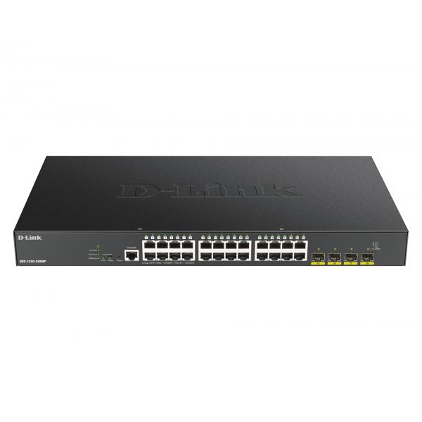 D-LINK SWITCH 24 PORTE GIGABIT POE SMART MANAGED