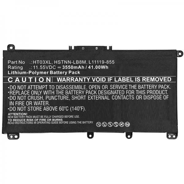Laptop Battery for HP 38.76Wh