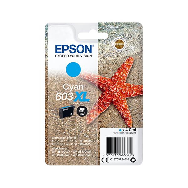 Epson Singlepack Cyan 603XL Ink