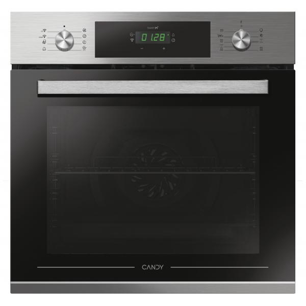 Candy FCT686X WIFI New Timeless Forno da incasso Elettrico Ventilato 70 L Classe A Pirolitico Aquactiva Wi-Fi 9 funzioni (60x60x60 cm) colore Inox