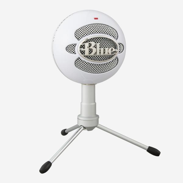 Blue Snowball iCE Microfono USB Plug 'n Play per registrazione, streaming, podcasting, giochi su PC e Mac - Bianco