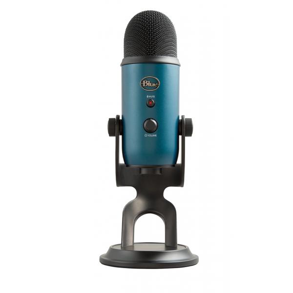 Microfono USB - Blue Yeti - Per la registrazione, lo streaming, il gioco, il podcasting su PC o Mac - Teal Black