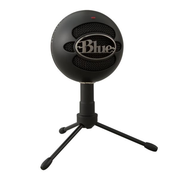 Microfono USB - Blu - Snowball iCE Plug 'n Play per registrazione, streaming, podcast, giochi su PC e Mac - Nero