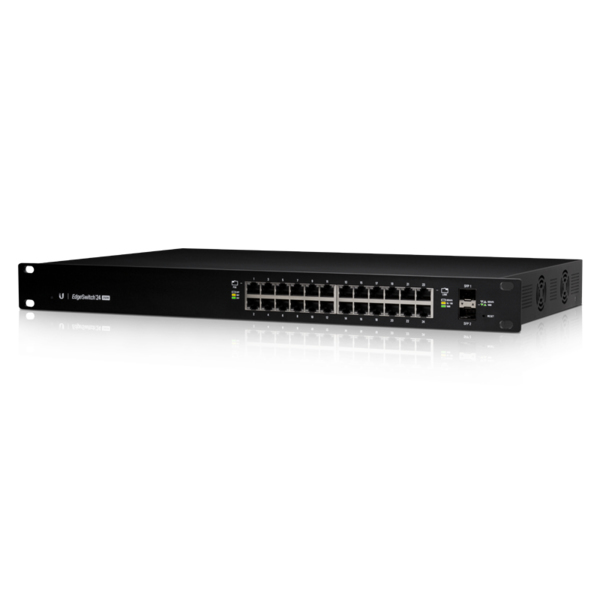 Ubiquiti Networks EdgeSwitch 24 250W Gestito L2/L3 Gigabit Ethernet (10/100/1000) Supporto Power over Ethernet (PoE) 1U Nero