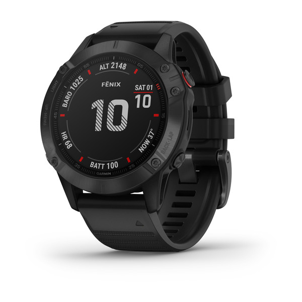 Garmin GARMIN fenix 6 PRO, Nero con cinturino nero