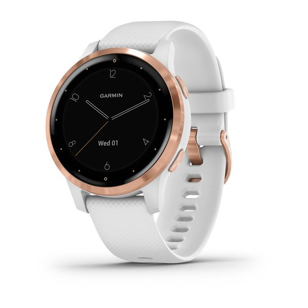 Garmin Garmin vivoactive 4S - Smartwatch GPS multisport - Rose Gold White