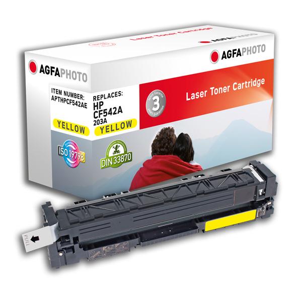 AgfaPhoto APTHPCF542AE cartuccia toner 1 pz Compatibile Giallo