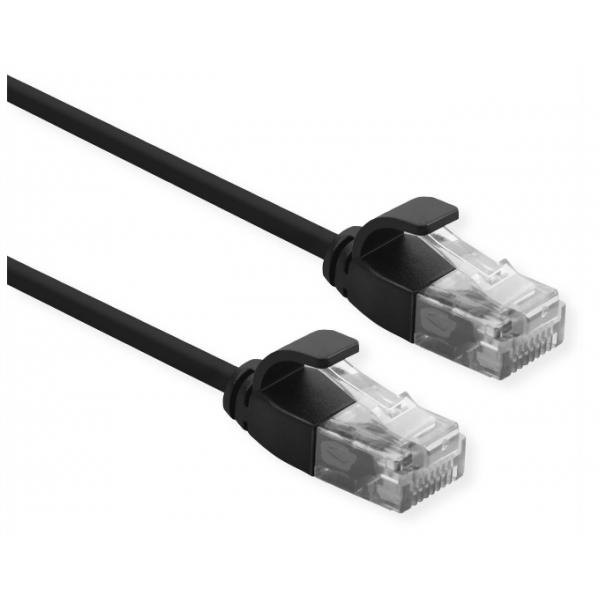 ROLINE CAVO UTP DATA CENTER PATCHCORD CAT.6A CLASS EA LSOH SLIM NERO 5M