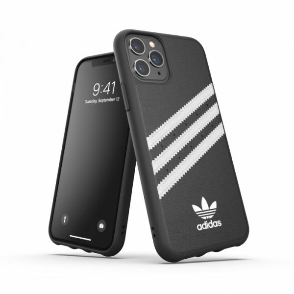 Adidas Apple Iphone 11 Pro Samba Custodia In Tpu E Poliuretano Similpellle Nero/bianco