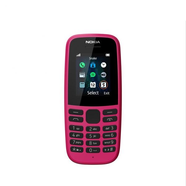 Nokia 105 4,5 Cm [1.77] 73,02 G Rosa Telefono Cellulare Basico (nokia 105 [2019] - Pink)