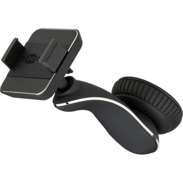 Goobay Nero Supporto Da Auto Per Smartphone A Ventosa, Supporto Per Smartphone, - Immagine 2