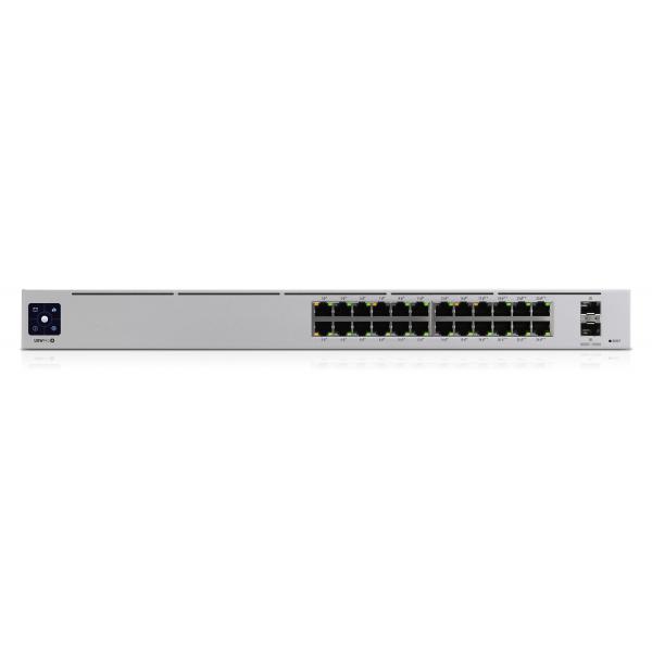 Ubiquiti Networks UniFi Pro 24-Port PoE Gestito L2/L3 Gigabit Ethernet (10/100/1000) Supporto Power over Ethernet (PoE) 1U Argento