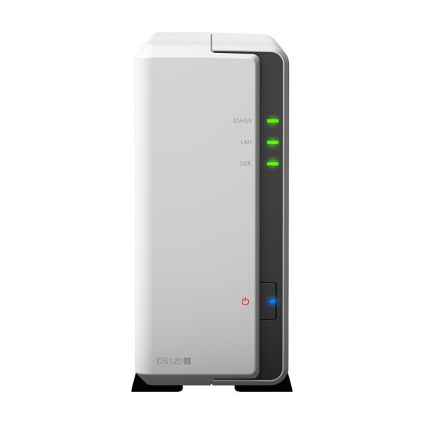 Synology DiskStation DS120j NAS Compatta Collegamento ethernet LAN Bianco 88F3720 (Synology DS120j/10TB IW 1 Bay)