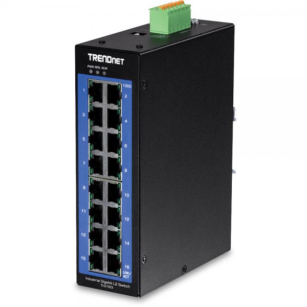 Trendnet TI-G160i Gestito Gigabit Ethernet (10/100/1000) Nero