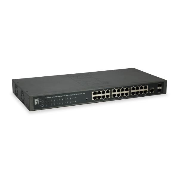 LevelOne GEP-2652 Gestito L2 Gigabit Ethernet (10/100/1000) Supporto Power over Ethernet (PoE) Grigio