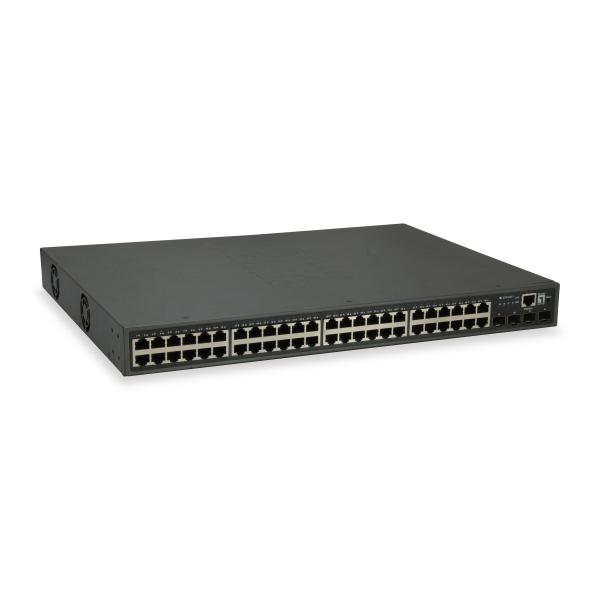 LevelOne GTP-5271 Gestito L3 Gigabit Ethernet (10/100/1000) Supporto Power over Ethernet (PoE) Grigio