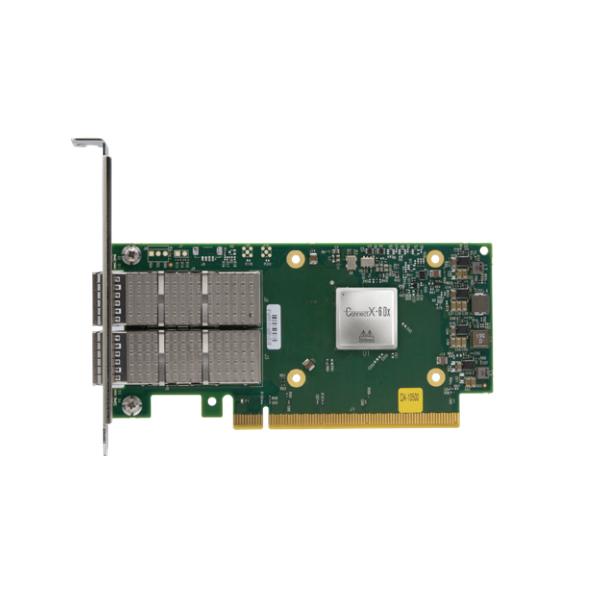 Nvidia ConnectX-6 Dx EN Interno Fibra 100000 Mbit/s (NVIDIA ConnectX-6 Dx EN - Crittografia abilitata senza Secure Boot - Adattatore di rete - PCIe 4.0 x16 - 100 Gigabit QSFP56 x 1)