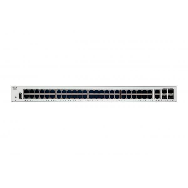 Cisco Catalyst C1000-48T-4G-L switch di rete Gestito L2 Gigabit Ethernet [10/100/1000] Grigio (Catalyst 1000 48port GE 4x1G SFP)