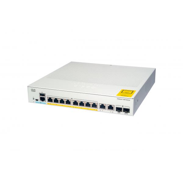 CISCO CATALYST C1000-8P-2G-L SWITCH GESTITO L2 4 x 10/100/1000 (PoE+) + 4 x 10/100/1000 + 2 x SFP Gigabit combo (uplink) PoE+ (67 W)