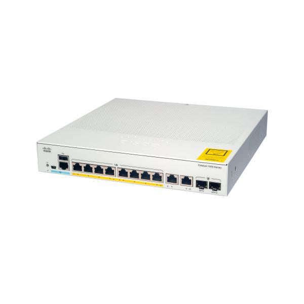 Cisco Catalyst C1000-8P-E-2G-L switch di rete Gestito L2 Gigabit Ethernet [10/100/1000] Supporto Power over Ethernet [PoE] Grigio (Catalyst 1000 8port GE POE Ext PS 2x1G SFP)