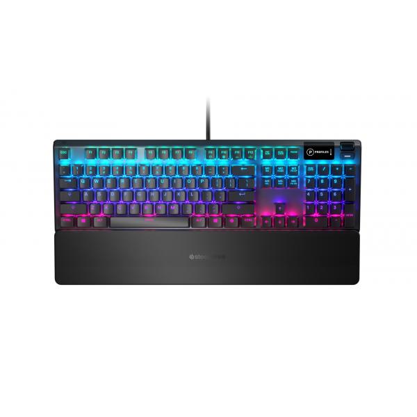Steelseries Apex 5 PC Keyboard (SteelSeries Apex 5 Gaming Keyboard - Cable Connectivity - USB Interface - English [UK] - Black) - Versione UK